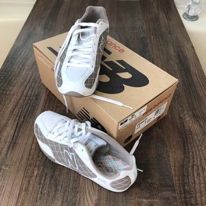 New Balance 442 brown/aqua/white casual sneakers